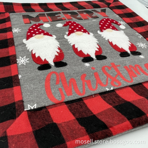 Double Sided Christmas Decoration Pillow Cases